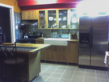 The lovely kitchen